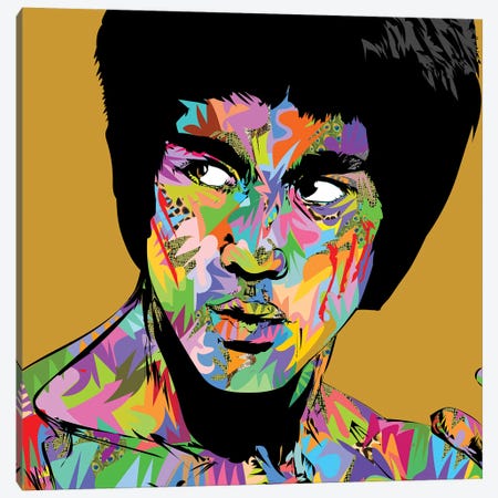 Bruce Lee 2020 Canvas Print #TDR380} by TECHNODROME1 Canvas Art Print