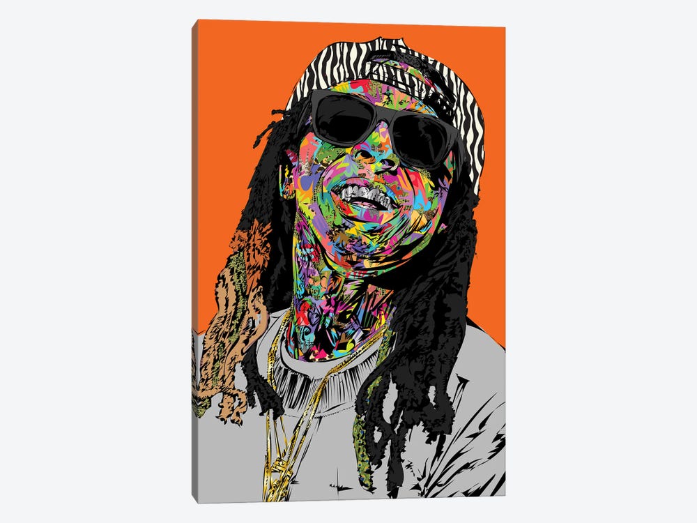Lil Wayne 2020 by TECHNODROME1 1-piece Canvas Wall Art