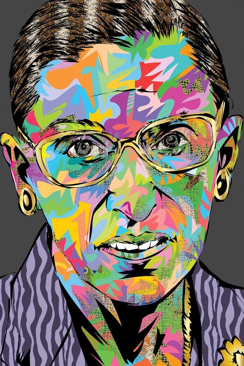 RBG RIP by TECHNODROME1 wall art