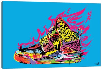 Air Yeezy Canvas Art Print - Sneaker Art