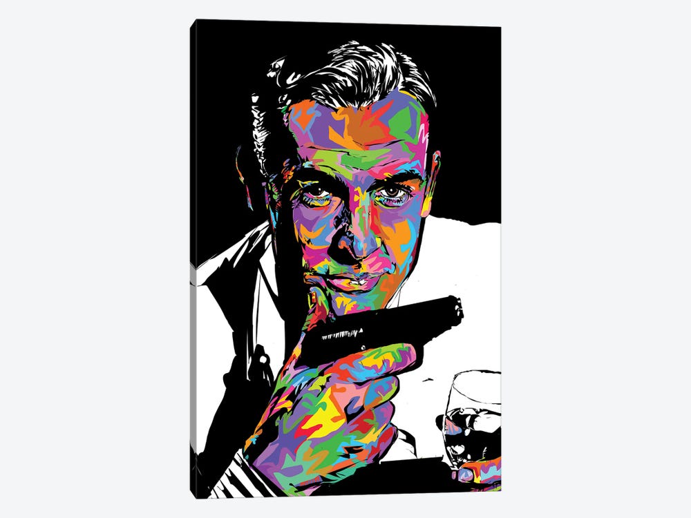 RIP James Bond 2020 by TECHNODROME1 1-piece Canvas Art Print
