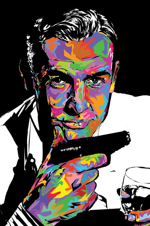 RIP James Bond 2020 by TECHNODROME1 wall art