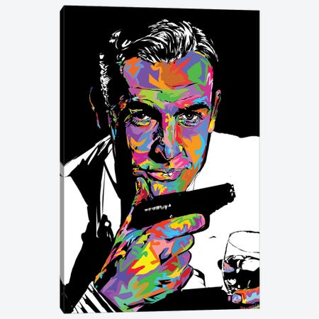 RIP James Bond 2020 Canvas Print #TDR402} by TECHNODROME1 Canvas Wall Art