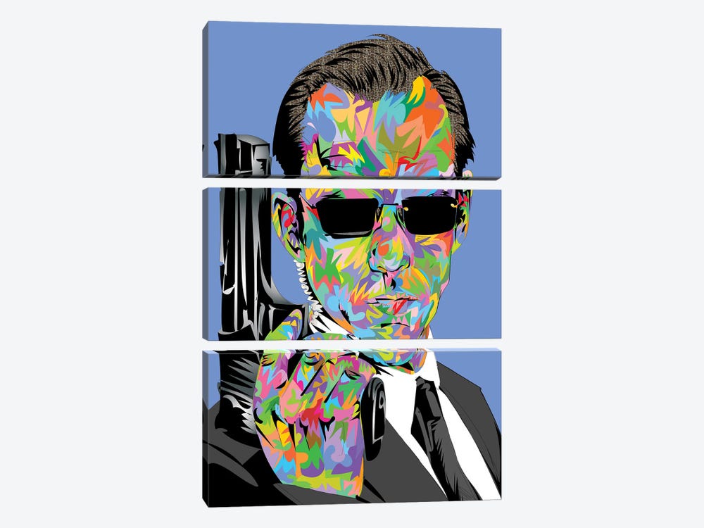 Agent Smith by TECHNODROME1 3-piece Canvas Print