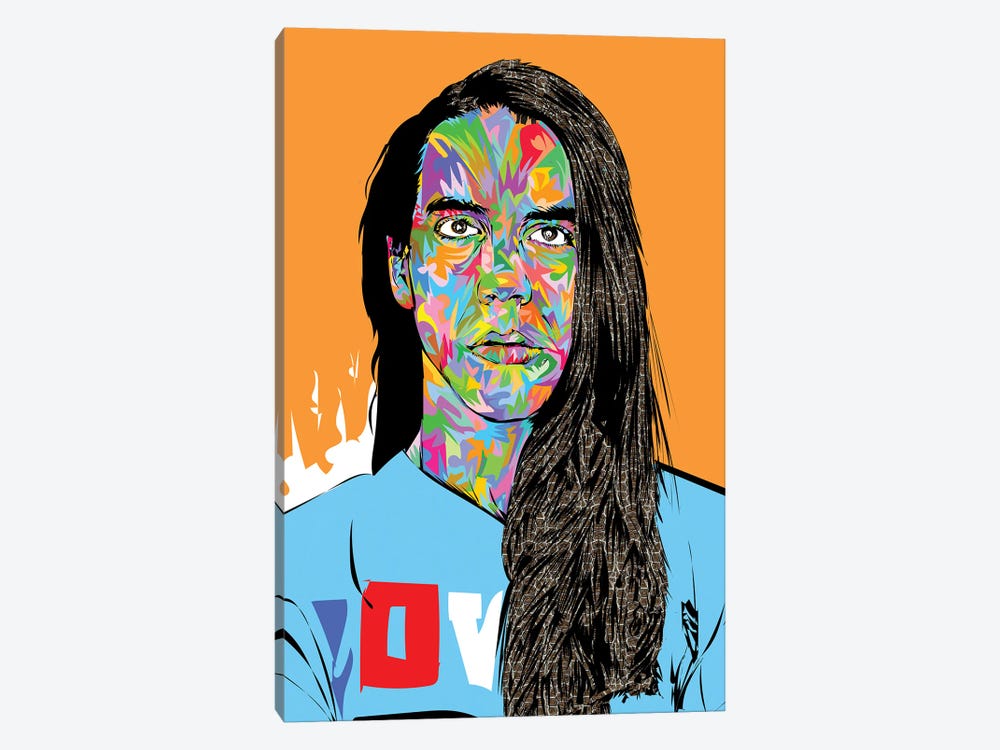 Anthony Kiedis by TECHNODROME1 1-piece Canvas Artwork