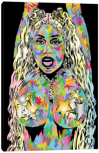 Minaj Canvas Art Print - TECHNODROME1