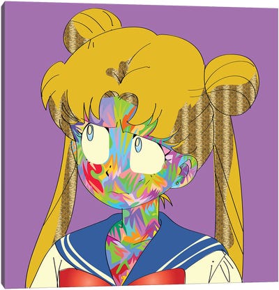 Sailor Canvas Art Print - Anime TV Show Art