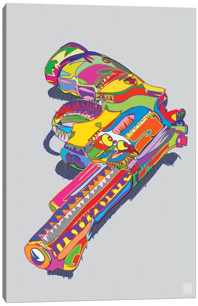 Magnum Force Canvas Art Print - TECHNODROME1