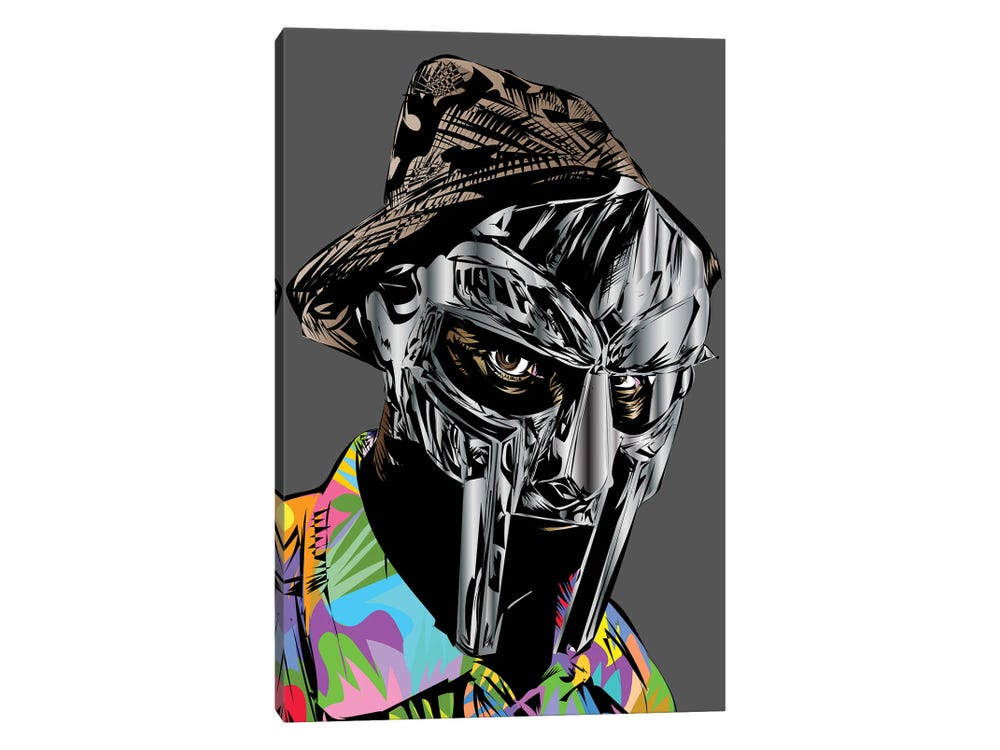 Authentic Digital Art - Rappers and Cats: MF Doom