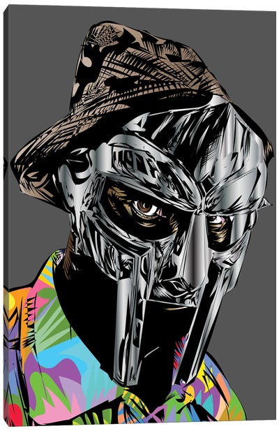 RIP Mf Doom Canvas Art Print - Rap & Hip-Hop Art