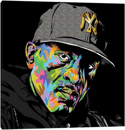 Rakim 2021 Canvas Art Print - Rap & Hip-Hop Art