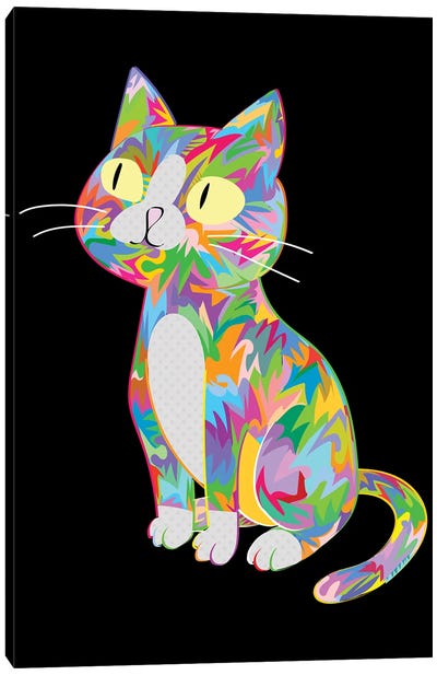 Cat Canvas Art Print - Cartoon & Animated TV Show Art
