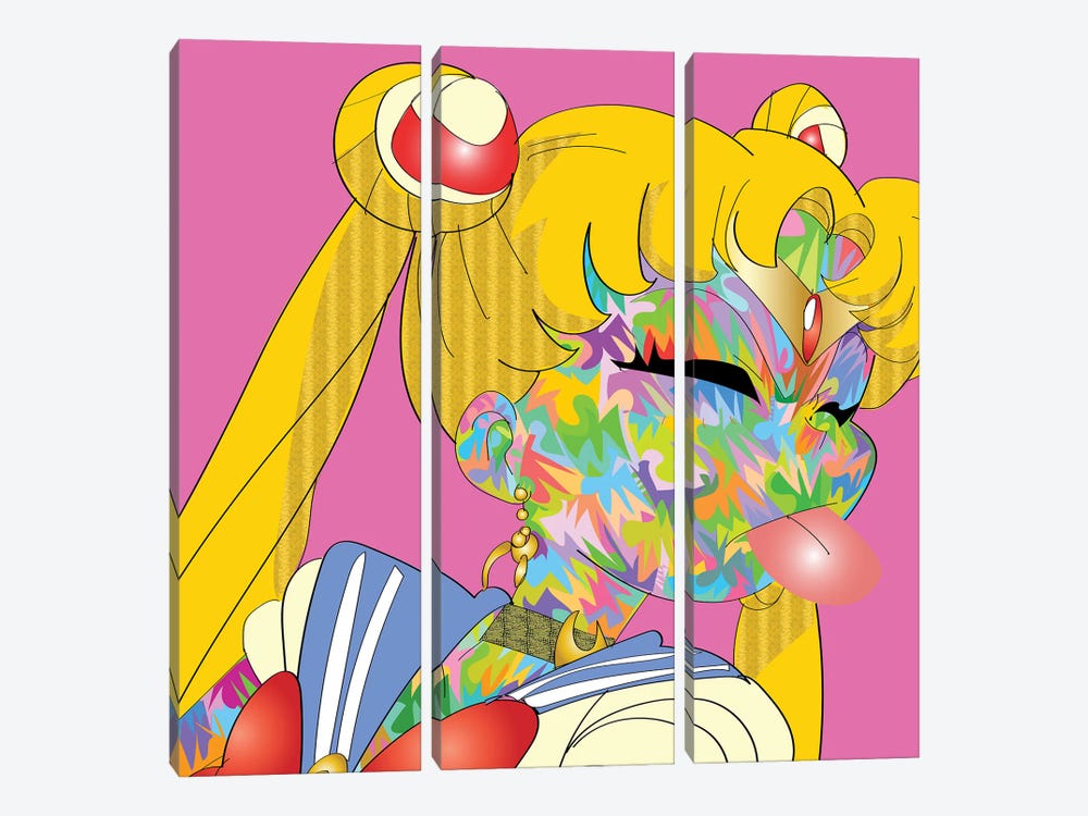 Sailor Moon by TECHNODROME1 3-piece Canvas Artwork