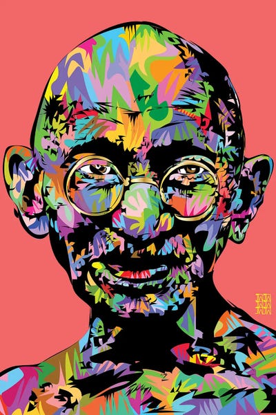 Asian Décor: Ghandi 2021 by TECHNODROME1