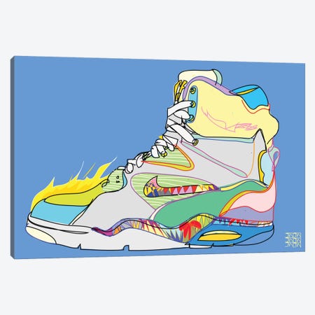 Nike Air Command Forces (Billy Ho's) Canvas Print #TDR46} by TECHNODROME1 Canvas Art Print