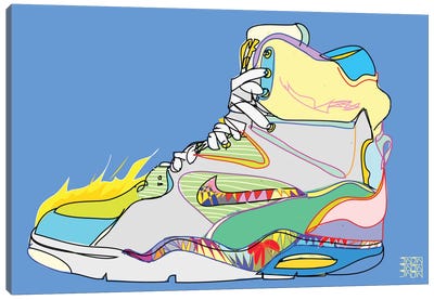 Nike Air Command Forces (Billy Ho's) Canvas Art Print - Sneaker Art