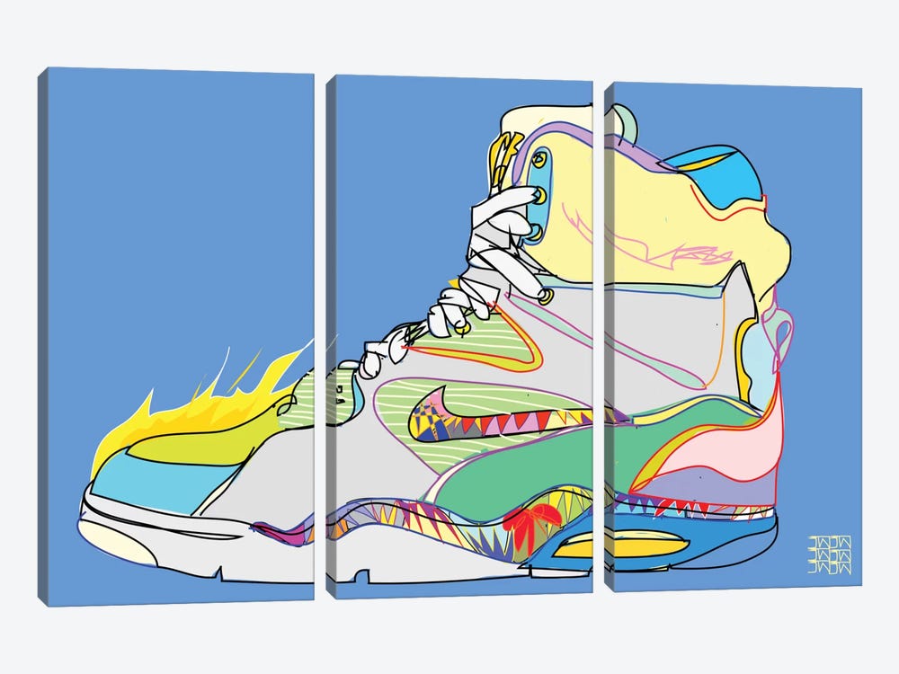 Nike Air Command Forces (Billy Ho's) by TECHNODROME1 3-piece Canvas Art
