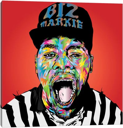Rip Biz Markie Canvas Art Print - Rap & Hip-Hop Art
