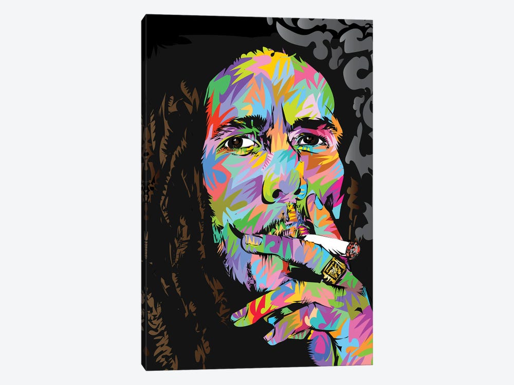 Bob Marley by TECHNODROME1 1-piece Canvas Artwork