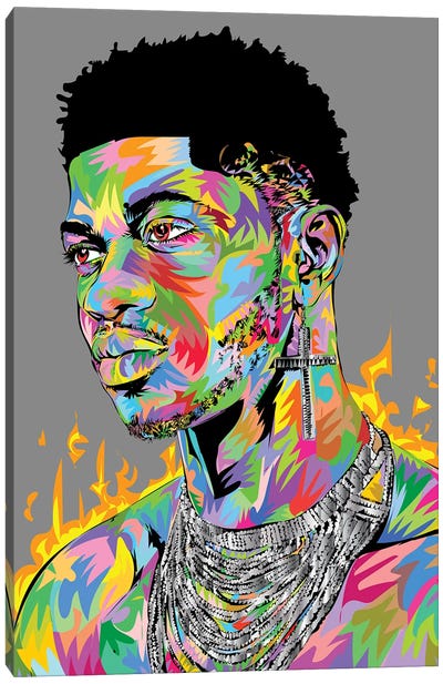 Nas X Canvas Art Print - Lil Nas X