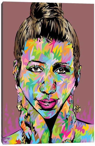 Aretha Canvas Art Print - R&B & Soul Music Art