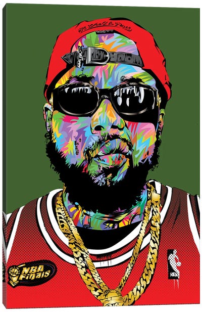Conway The Machine Canvas Art Print - Rap & Hip-Hop Art
