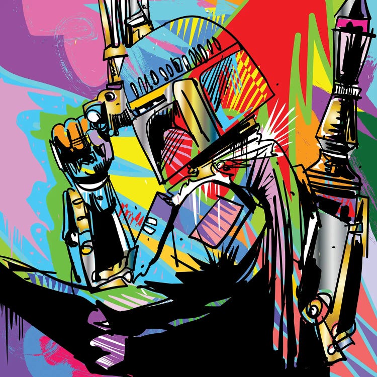 Boba 2018 by TECHNODROME1 wall art