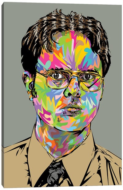 Dwight 2020 Canvas Art Print - TECHNODROME1