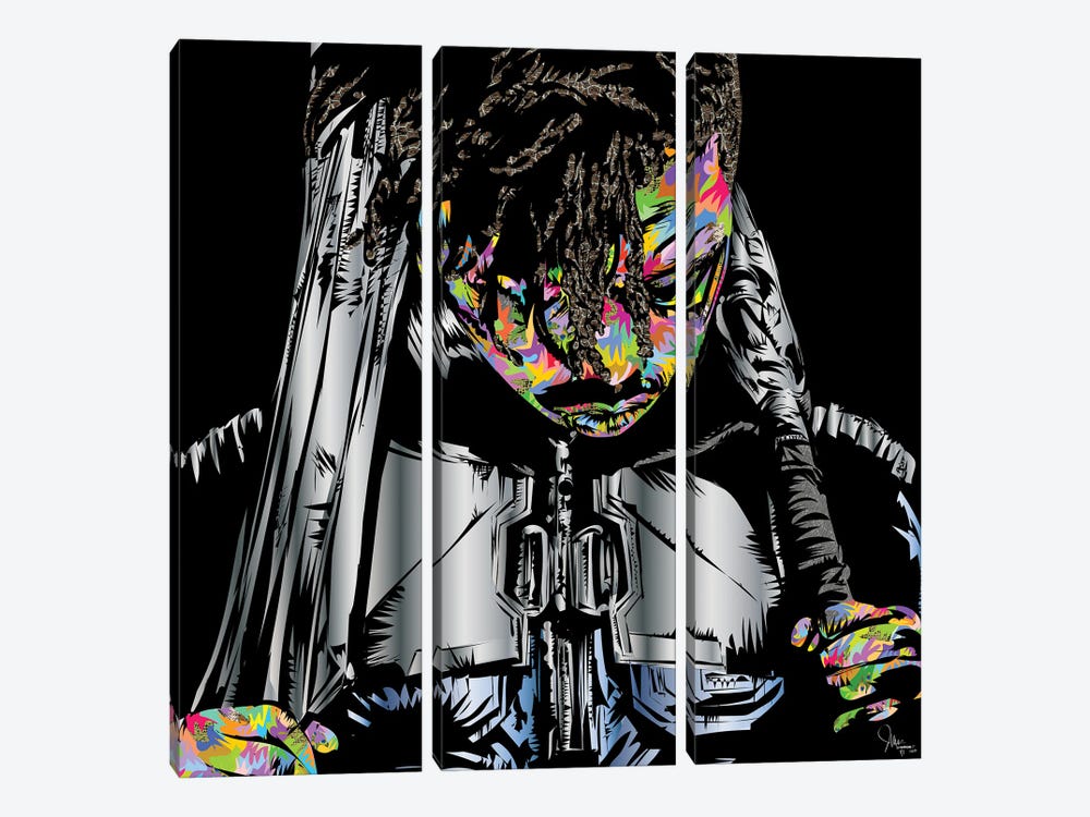 Killmonger by TECHNODROME1 3-piece Art Print