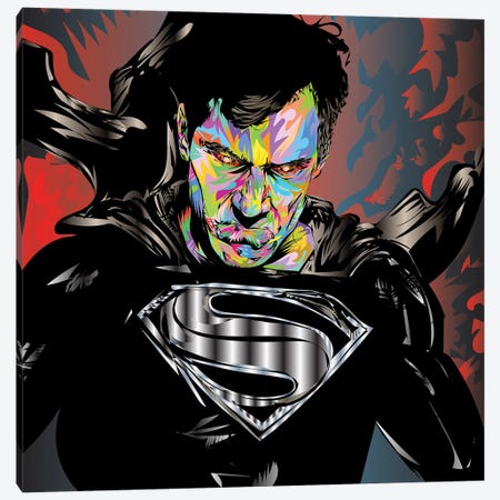 Superman Snyder Cut Canvas Print #TDR513} by TECHNODROME1 Canvas Artwork