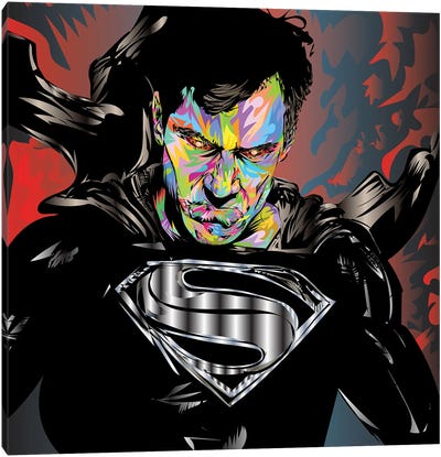 Superman Snyder Cut Canvas Art Print - Justice League