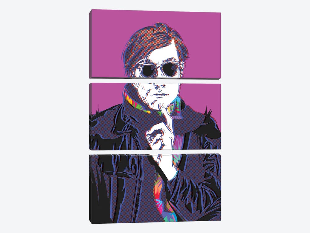 St Warhol by TECHNODROME1 3-piece Canvas Print