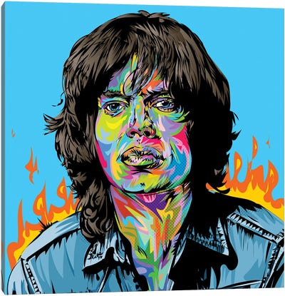 Mick 2023 Canvas Art Print - Mick Jagger