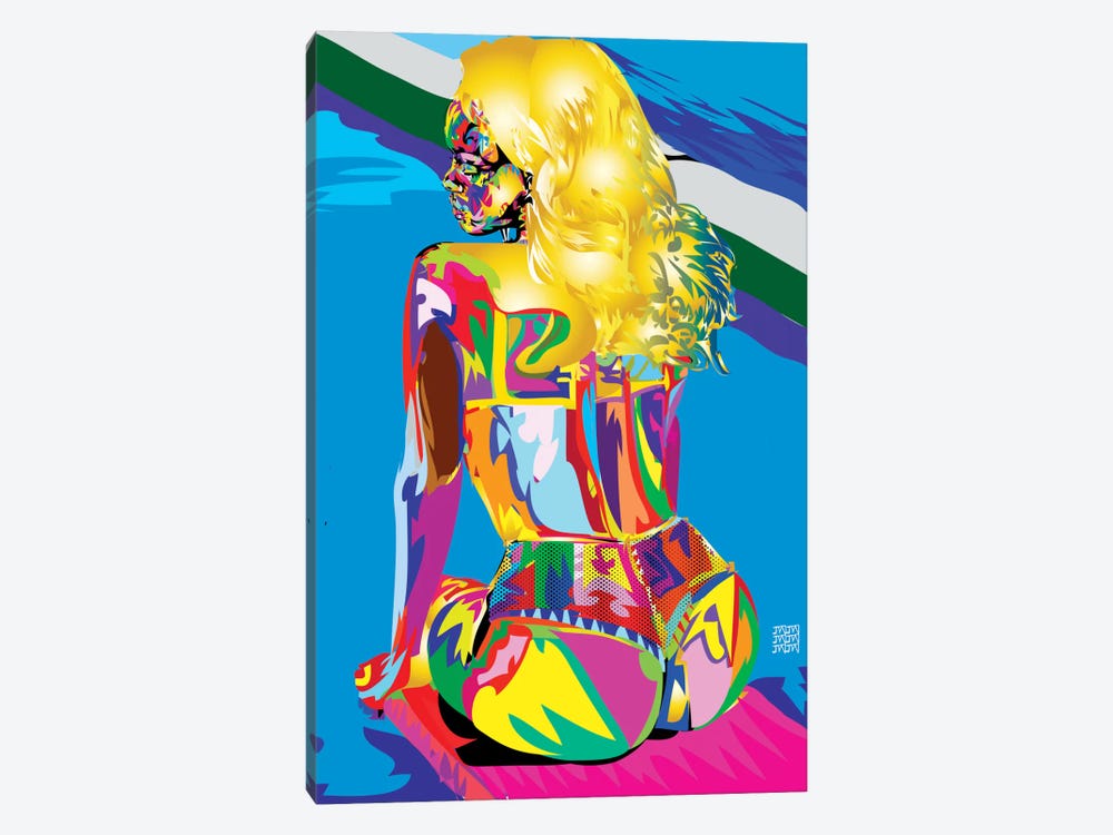 Rihanna's Azz by TECHNODROME1 1-piece Canvas Print