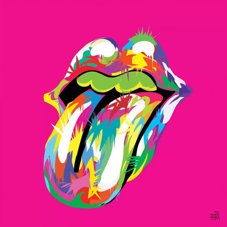 Rolling Mouth Swag by TECHNODROME1 wall art