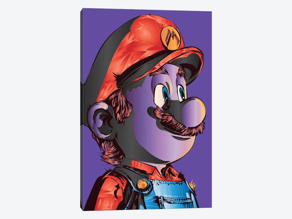 Mario Mario 2023 by TECHNODROME1 1-piece Canvas Print