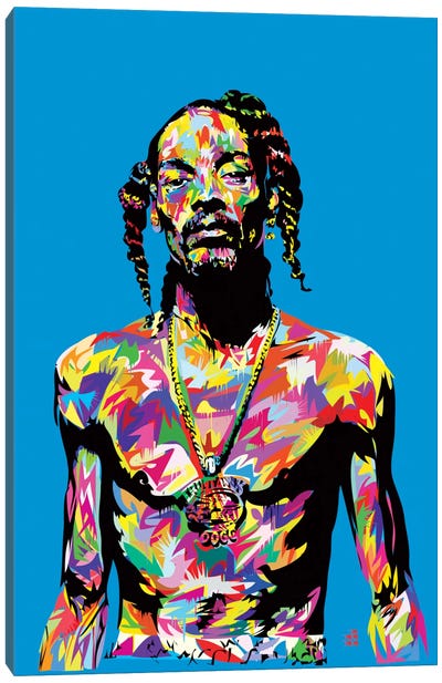 Snoop Canvas Art Print - Nineties Nostalgia Art