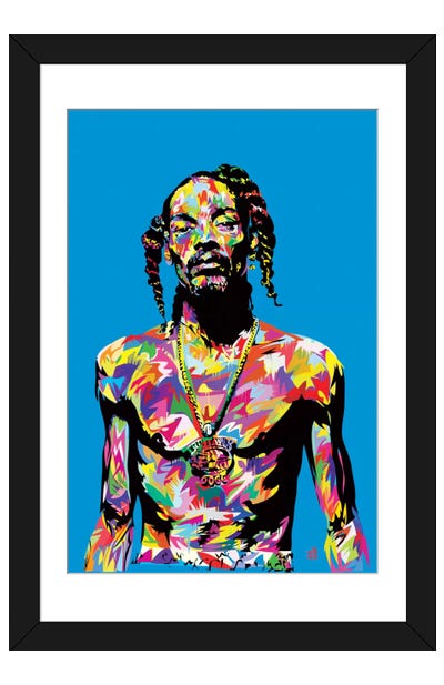Snoop Paper Art Print - Street Art & Graffiti