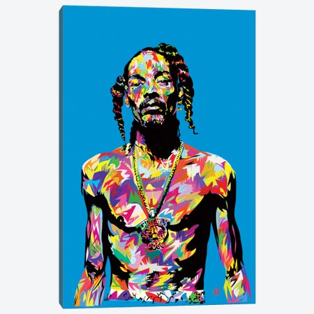 Snoop Canvas Print #TDR60} by TECHNODROME1 Canvas Wall Art