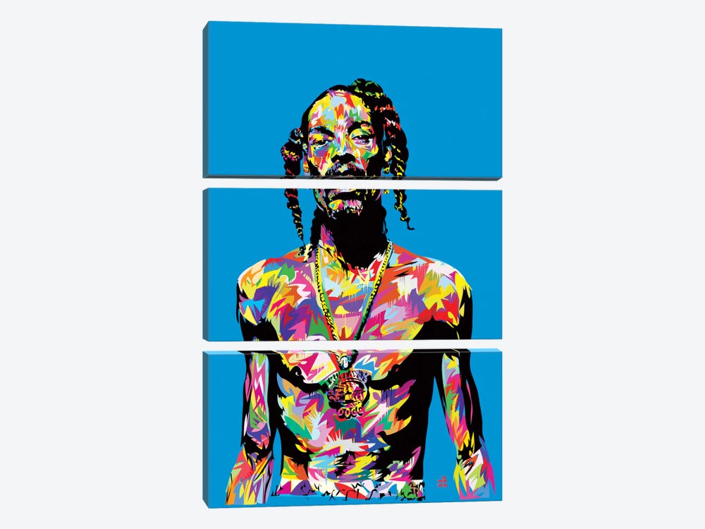 Snoop by TECHNODROME1 3-piece Canvas Wall Art