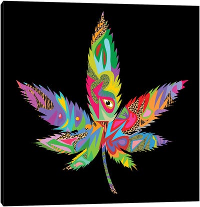 Weed Saves Lives 2023 Canvas Art Print - Marijuana Art
