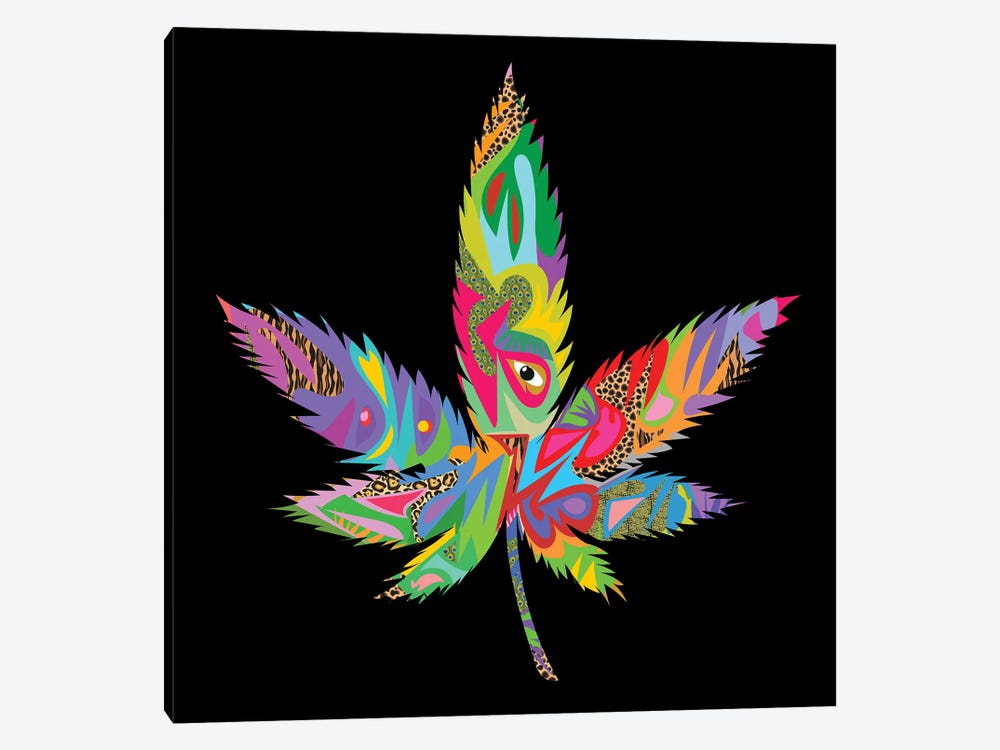 Weed Saves Lives 2023 by TECHNODROME1 1-piece Canvas Wall Art