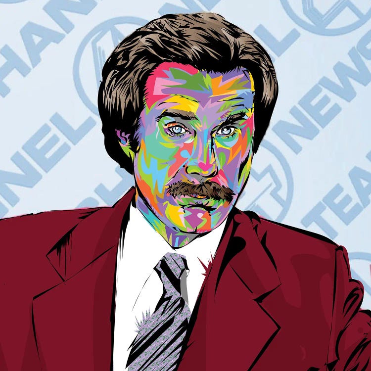 Ron Burgundy Anchor Man