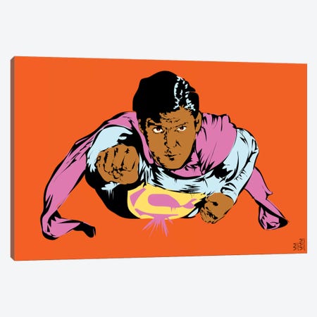 Superman Canvas Print #TDR65} by TECHNODROME1 Canvas Print