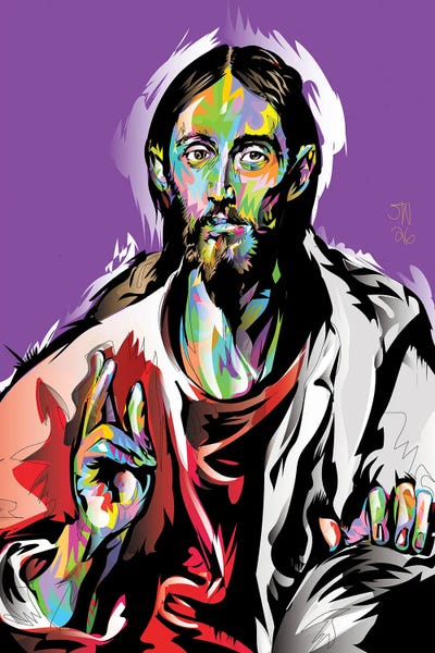 Earls Green - Canvas Prints: El Greco Jesus 2026 by TECHNODROME1