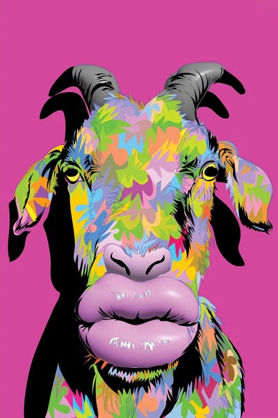 Earls Green - Canvas Prints: Goat Lips by TECHNODROME1