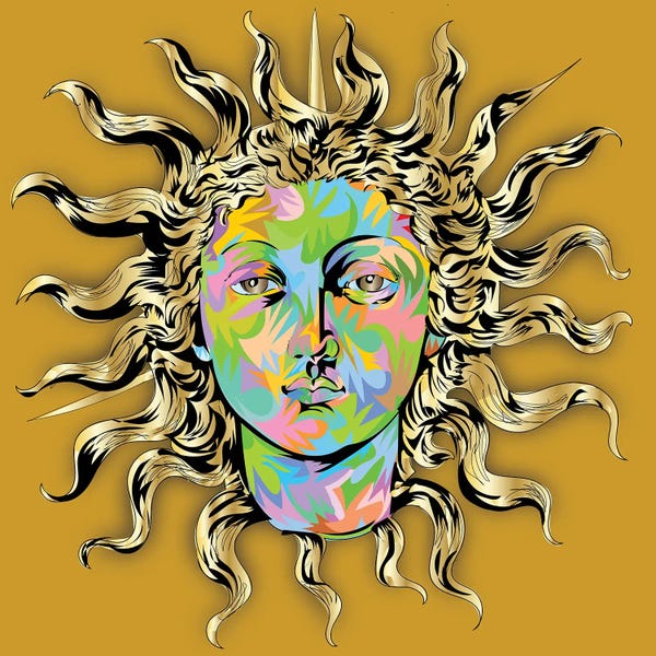 TECHNODROME1: Sun Face by TECHNODROME1
