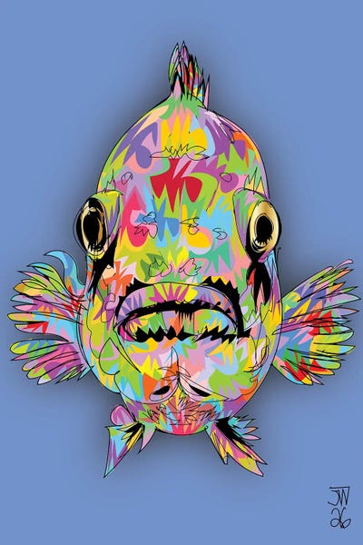 TECHNODROME1 - Acrylic Wall Art: Fishy 2026 by TECHNODROME1