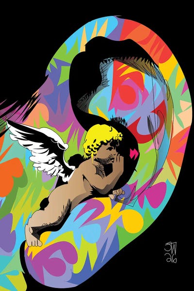 Earls Green - Canvas Prints: Cherub Ear 2026 by TECHNODROME1