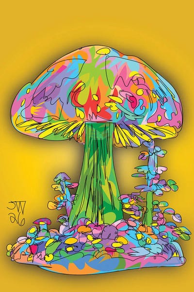TECHNODROME1 - Acrylic Wall Art: Mushrooms 2026 by TECHNODROME1